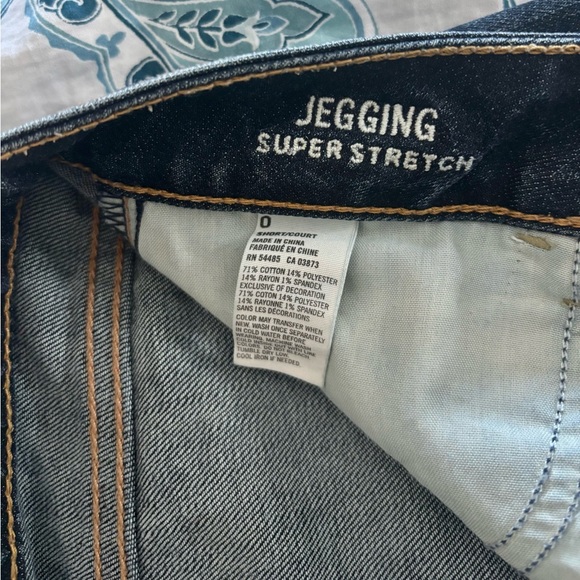 NWOT American Eagle Dark Blue Jeggings Women’s 0P - Picture 3 of 4